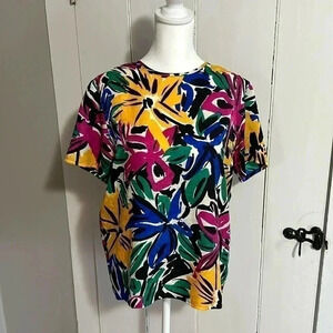Vintage SilkLand 80’s top